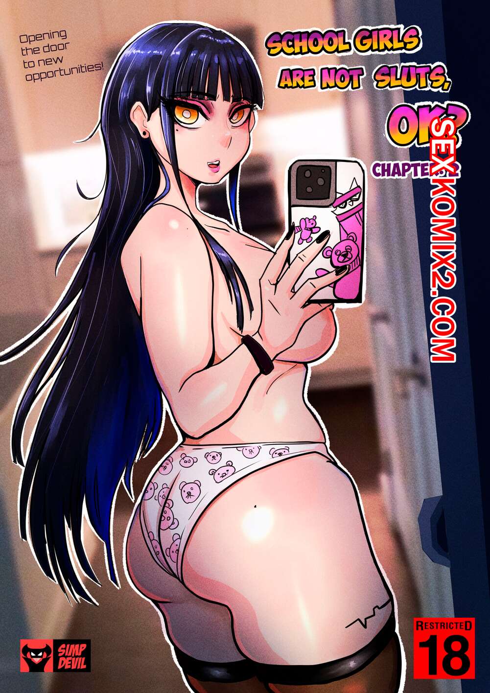 школа  хентай ✅️ Порно комикс Школьницы не шлюхи. Часть 2. School girls are not sluts.  OK. Simp Devil секс комикс сексуальная брюнетка в | Порно комиксы на  русском языке только для взрослых | sexkomix2.com