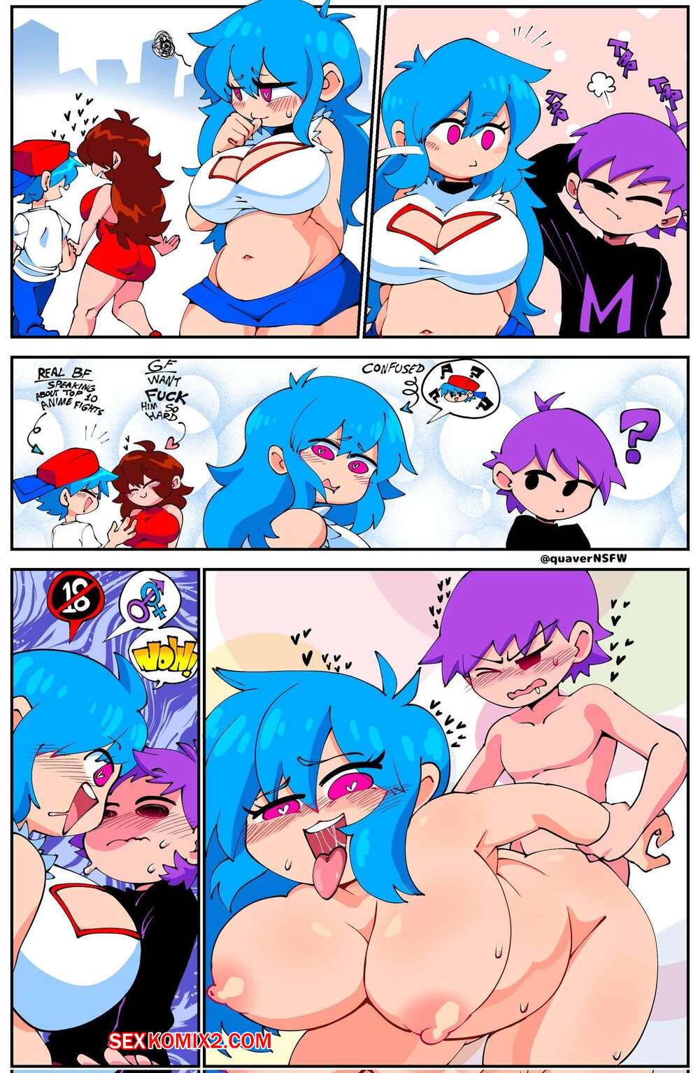 Mango Girl QuaverNSFW- Explicit Redhead Sex Comic- Uncensored Art